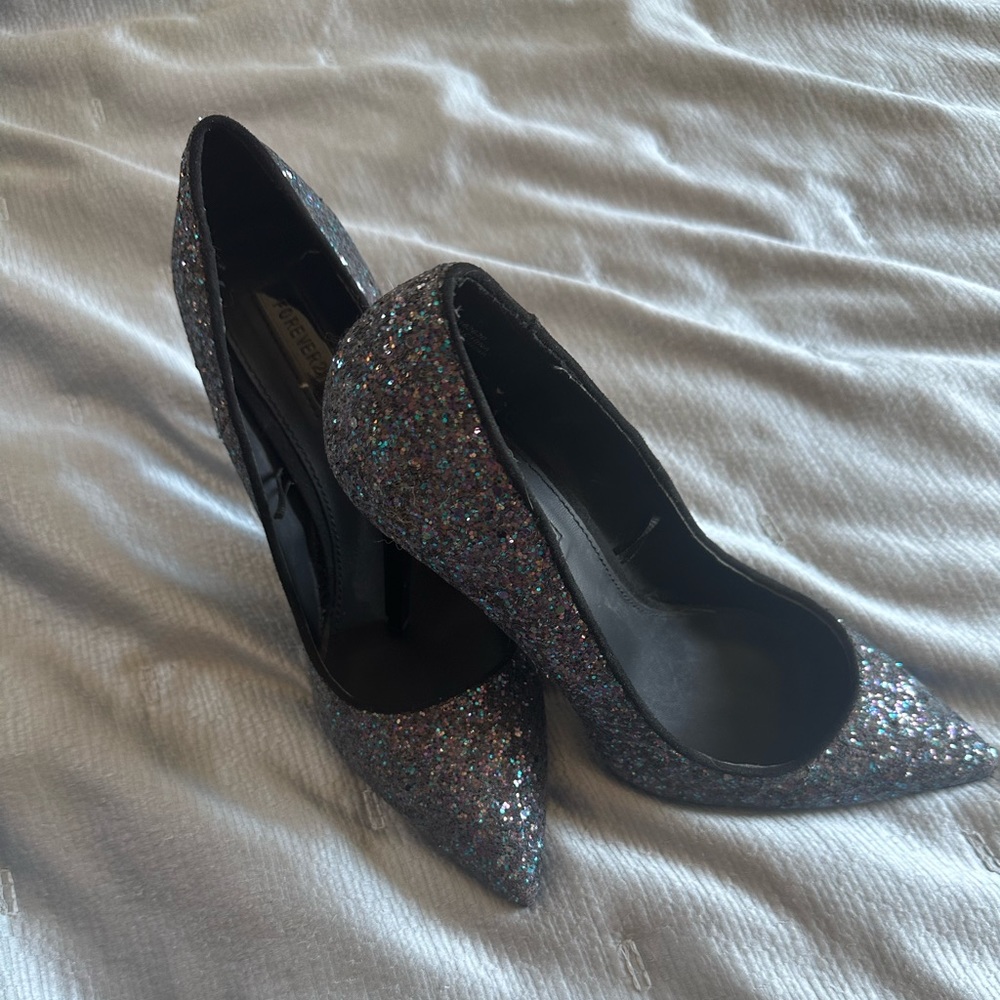 Forever 21 - Multicolored Statement Heel  - Size 8